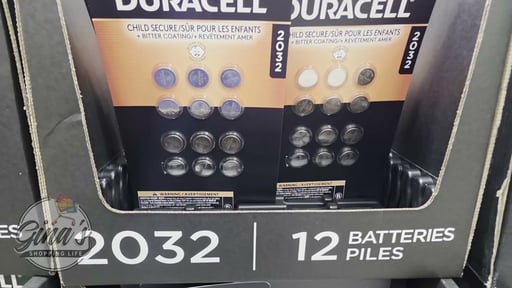 Duracell 2032 Lithium Coin Batteries 12-Pack