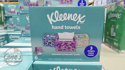 Kleenex Hand Towels 6/60 Count Boxes