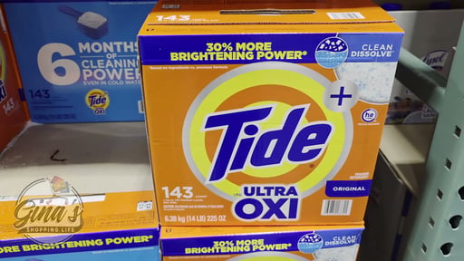Tide HE with Ultra Oxi 143 Loads / 225 oz