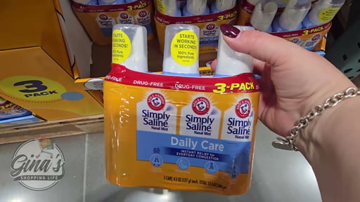 Arm & Hammer Simply Saline Nasal Mist 3 x 4.5 Ounce