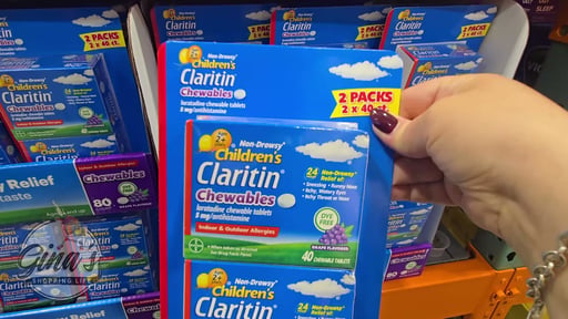 Claritin Children's Dye-Free Chewable 5mg 80 Count