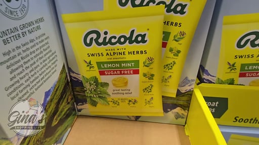 Ricola Sugar Free Lemon Mint Drops 2x105 Count