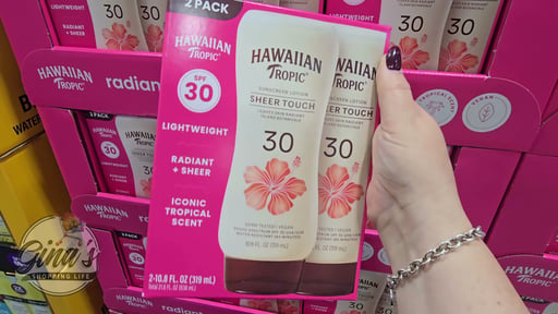Hawaiian Tropic Sheer Touch Lotion Sunscreen SPF 30, 10.8 fl oz, 2-Pack