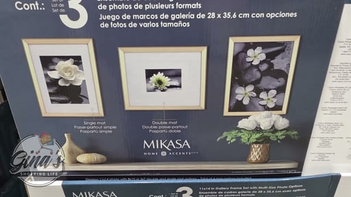 Mikasa Home Accents Gallery Frames, Set of 3