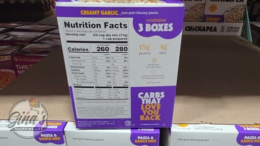 Chickapea One Pot Meal Creamy Garlic 3pk/7oz Each