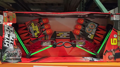 Hyper Strike Bow and Arrows Assorted Red or Blue