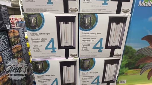 GTX Solar LED Pathway Lights 4-Pack