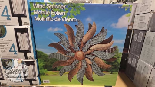StyleCraft Two-Tone Metal Wind Spinner