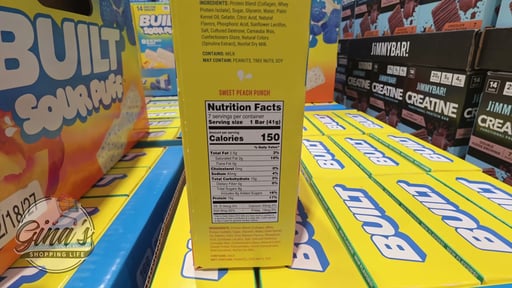 BUILT Sour Puff Variety Pack, 14 Count / 1.45 oz