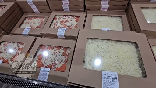Kirkland Signature Cheese Pizza Take and Bake on Roman Style Pinsa Crust