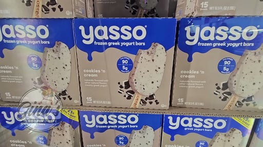 Yasso Greek Yogurt Bar Cookies and Cream 15 Count