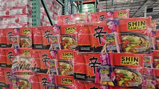 Nongshim Shin Ramyun Spicy 18/4.2 oz (4.725 lbs)