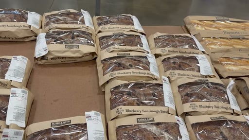 Kirkland Signature Blueberry Sourdough Bread