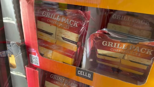 Cello Grill Pack Cheese Slices 2 lb