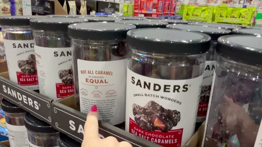 Sanders Dark Chocolate Sea Salt Caramels