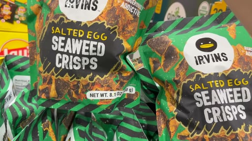 Irvins Salted Egg Seaweed Crisps