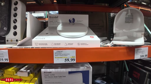 Brondell Swash CL1500-EW Elongated Bidet Toilet Seat