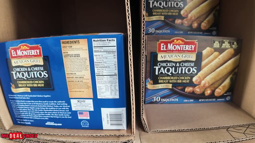 El Monterey Chicken Taquitos 30 CT