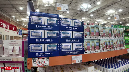 Dr. Bronner's Peppermint Bar Soap 6pk