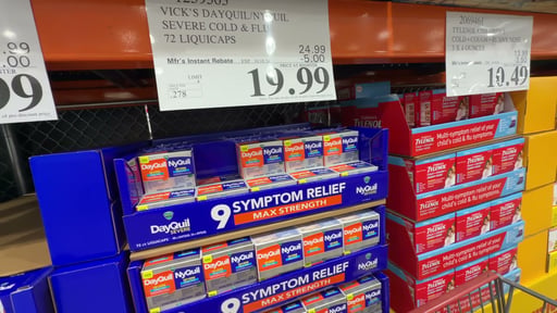 Vicks DayQuil/NyQuil Severe Cold & Flu 72 LiquiCaps