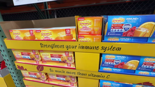 Emergen-C Vitamin C 1000mg 120ct Variety Pack