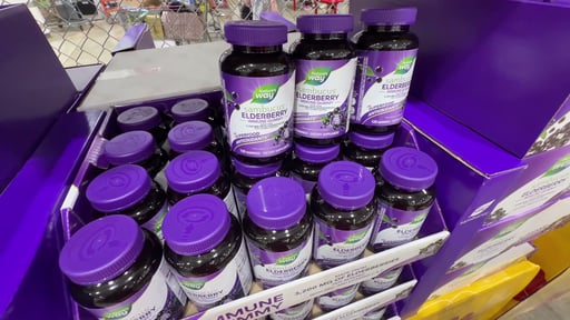 Nature's Way Sambucus Elderberry with Vitamin C & Zinc, 120 Gummies