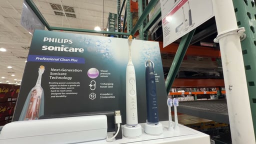 Philips Sonicare Professional Clean Plus Rechargeable Electric Toothbrush, 2-Pack