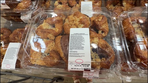 Blueberry Caramelized Cheesecake Croissant 6 Count