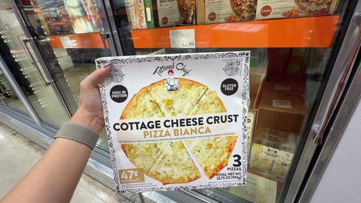 Tattooed Chef Pizza Bianca Cottage Cheese Crust, 3 Pizzas, 33.75 oz