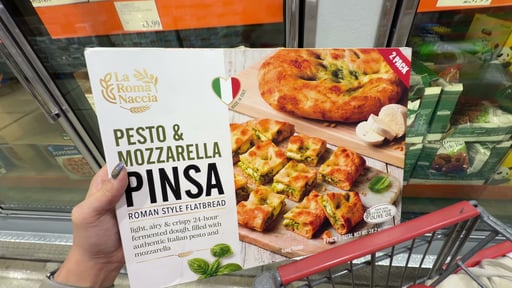 La Roma Naccia Pesto & Mozzarella Pinsa, 2 CT, 1.76 lbs