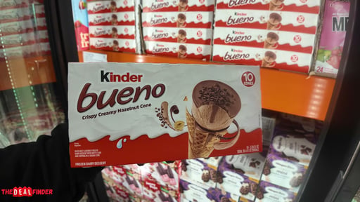 Kinder Bueno Hazelnut Cones 10/3.04 oz Each