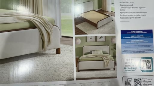 Thomasville Daxton Queen Wood and Upholstered Bed Frame