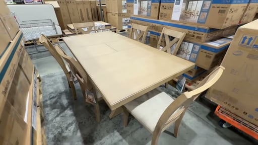 Bayside Furnishings Augusta 7-Piece Dining Set