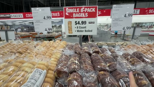 Plain Bagel, 8 Count
