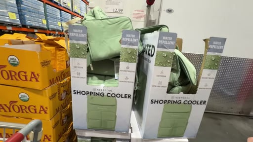 Keepcool Soft Cooler 2026 Penguin in Sage Shopping Cooler Bag