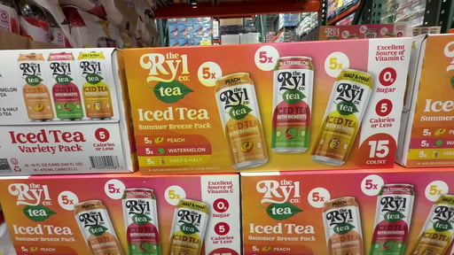The Ryl Co. Summer Breeze Pack Iced Tea with Benefits Variety Pack, 15 x 16 fl oz