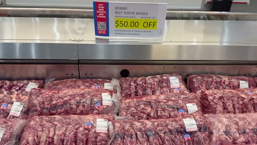 Beef Rib Eye Whole Vacuum Packaged Per Lb.