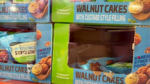 Pulmuone Walnut Cakes with Custard Style Filling