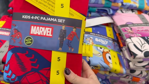 Character Kids' 4-Piece Pajama Set