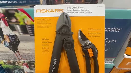 Fiskars 2-Piece Lopper and Pruner Set