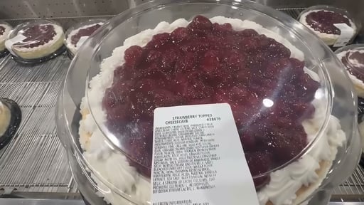 Strawberry Topped Cheesecake