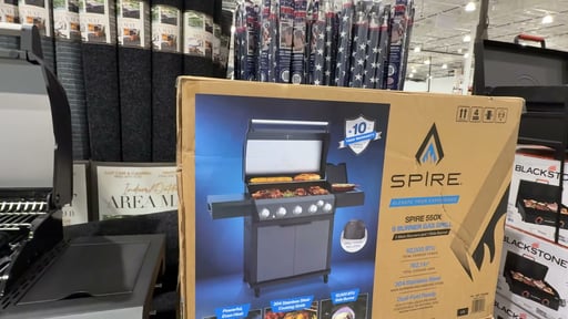 Spire 6-Burner 550X Gas Grill with Cover