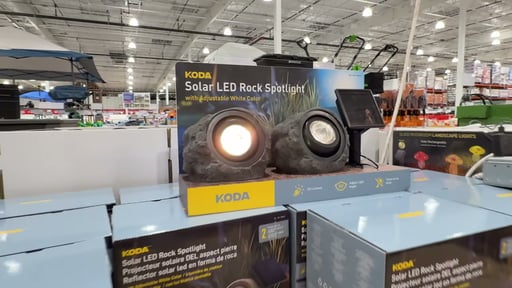 KODA Solar LED Rock Spotlight, 2-Pack
