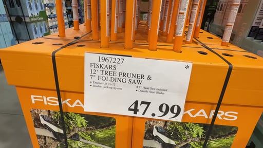 Fiskars 12' Tree Pruner & 7" Folding Saw
