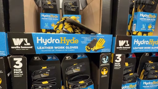 Wells Lamont Men's HydraHyde Gloves 3-Pack X-Large