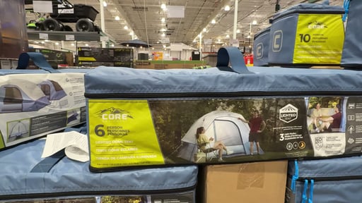 CORE 6-Person Lighted Dome Tent