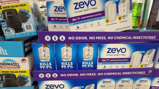 Zevo Flying Insect Trap 2 Devices / 6 Refills