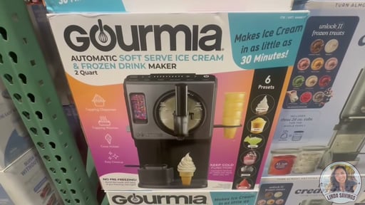 Gourmia Soft Serve Ice Cream and Frozen Drink Maker