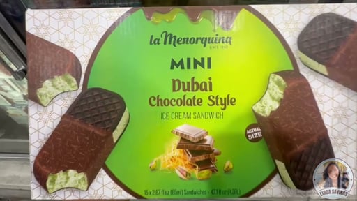 La Menorquina Dubai Ice Cream Sandwiches 15 CT