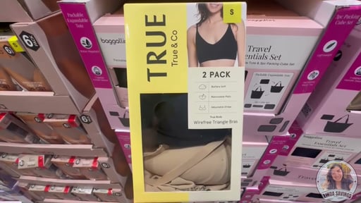 True & Co Women's Wirefree Bra, 2-Pack